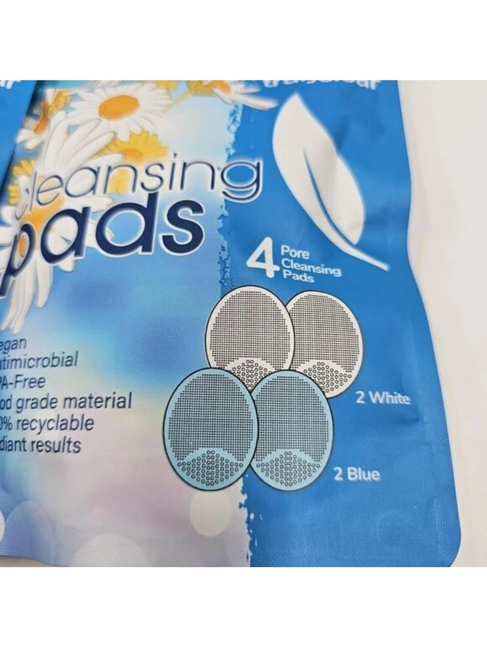 New Truly Clear Pore Cleansing Pads 2 Packs 8 Total Silicone Vegan BPA-Free